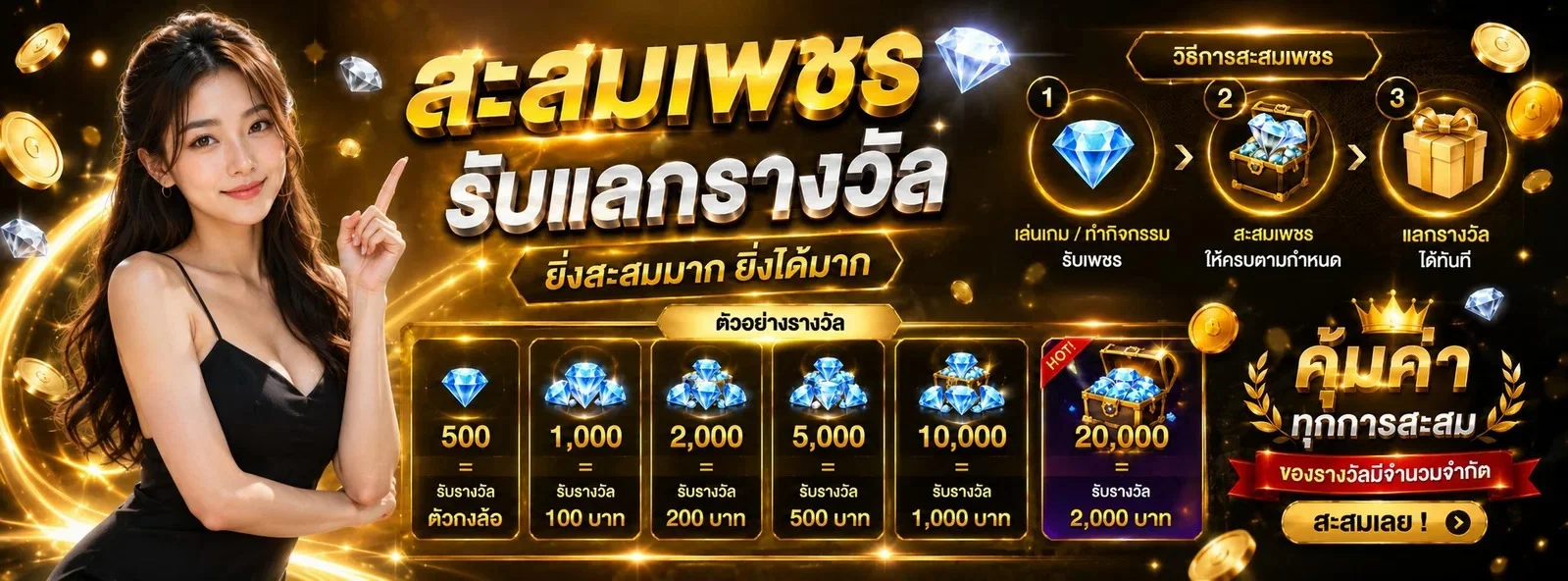 แบนเนอร์โปรโมชั่น GOLDDRAGON777 สมัครสมาชิกรับโบนัส